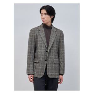 [빈폴멘]코튼 혼방 브러쉬 체크 재킷  베이지 (BC4811C05A) .