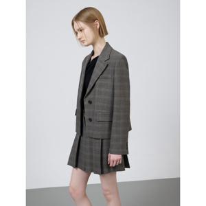 [쥬크]벨티드 체크 플리츠 미니 스커트_Z251MSD007