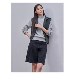 [빈폴레이디스]후드 집업 베스트 카키 (BF485UC02H)