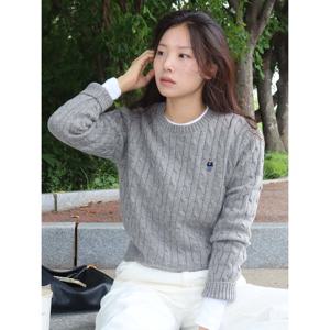 [후아유] 여성 Steve Cable R-neck Pull over WHKAF4901F