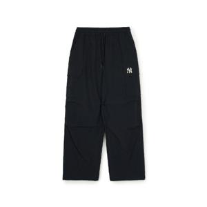 MLB바지 PQJ 3FWPB0544-50BKS 여성 베이직 고프코어 카고 와이드 팬츠 뉴욕양키스