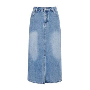 [제이제이 지고트]롱 슬릿 앞트임 데님 스커트 GP8N8SK121