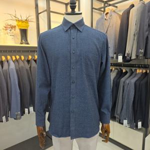 [트레몰로]남성 가을 겨울용 네이비 셔츠남방  TGBTL5F33817156