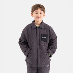 [본사][아웃도어프로덕츠키즈]다이아몬드 퀼팅 패딩 셔켓 (차콜) OD253OPJ03_CHC