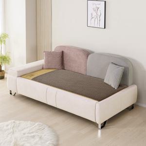 아씨방가구 온담 패브릭 세라믹 온돌 3인용 흙쇼파