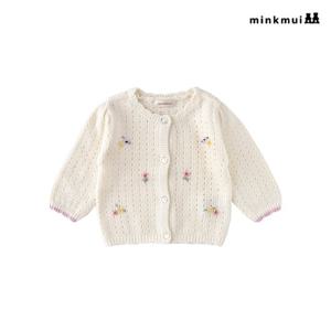 [밍크뮤]IV 플라워니트가디건 35A12-200-01 35A1220001