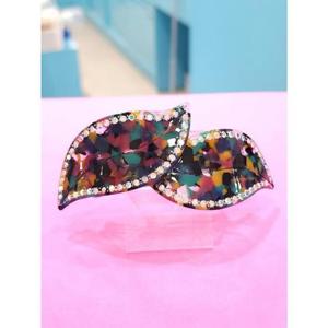 로뎀 세이브존05 프랑스 스와로브스키 나뭇잎 자동핀(멀티그린)0 RRDD24020094