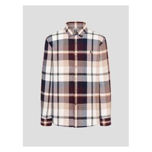 [빈폴멘]트윌 빅체크 셔츠  와인 (BC4764O18Z)