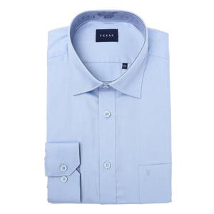 [예작(셔츠)]코튼폴리 솔리드 일반핏 긴소매셔츠 YJEFBR101-BL