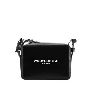 25FW 우영미 W253BA03 673B 로고 스퀘어 미니 숄더백 블랙