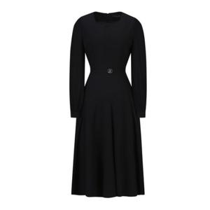 [씨]배색 슬리브 엠브렐러 원피스 SJOAI2505