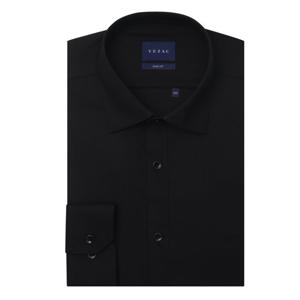 [예작(셔츠)]벰부스판 슬림핏 긴소매셔츠 YJEFBS152-BK