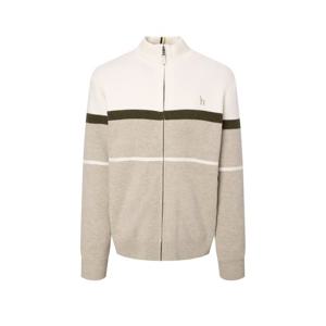 헤지스  25FW  남성 파인 울 패턴 방풍 집업 가디건 HZSW5D331I2