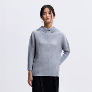 [플리츠미(여성)]카라 슬릿 폴라 티셔츠_PPTSW025001