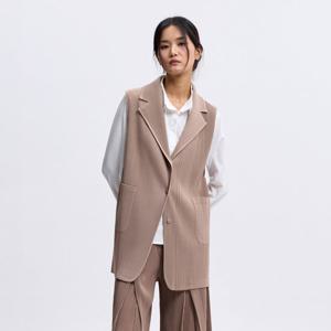 [플리츠미(여성)]테일러드 버튼 베스트_PPVTF125006