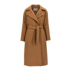 막스마라 마누엘라 아이콘 퓨어 세이블 카멜 드랩 코트 2521016