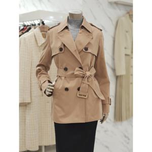 [미니멈]더블버튼 트렌치 하프코트 MYCAWY8070