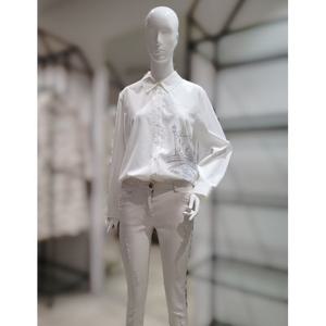 [씨]MARIOSI프린트 핀턱 포인트 블라우스SIBAB24300