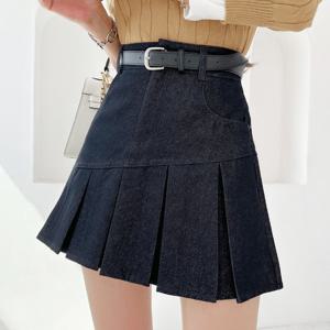 [금찌]금찌 에반 주름 미니 스커트 SK3185