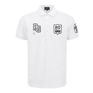[파리게이츠]511E3TSA21_WH-남성 PG 마린 패턴 피케 반팔 티셔츠-(25년가을)