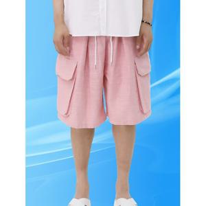 [빌리버스] 남성 여름 린넨 버뮤다 팬츠 카고 숏팬츠 BDONP004