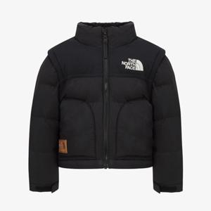 노스페이스 키즈 NJ3NR57S 블랙 펠리온 디태쳐블 자켓 패딩점퍼 조끼