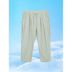 [빌리버스] 남자 아이스 스판 팬츠 허리밴딩 7부바지 BHDNP008