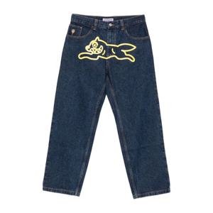 아이스크림 자수 디테일 스트레이트 진 ICD25371 INDIGO