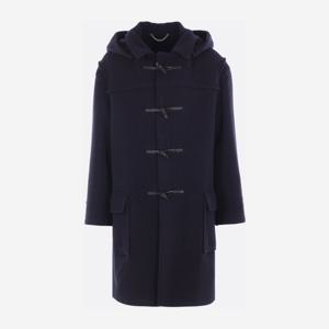 메종마르지엘라 퀼티드 나일론 슬리브 울 더플 코트 S50AA0161