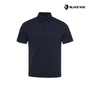 블랙야크 남성 메리노 울 카라 반팔티1 간절기 반팔 카라 티셔츠 1BYKTFU006