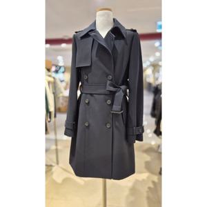 숲  클래식 더블버튼 벨티드 트렌치코트 (SB9BB90)