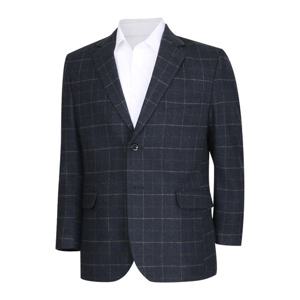 [파파브로] 남성 중년 부드러운 체크 모직 콤비자켓 DS-COW-105