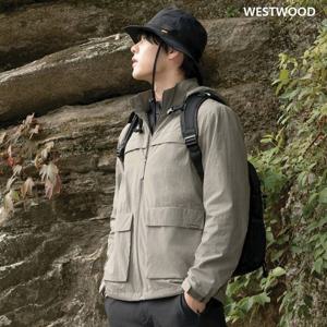 [웨스트우드] 남성 포켓 2L 방풍 바람막이 자켓 (3컬러) WP3MCJW213