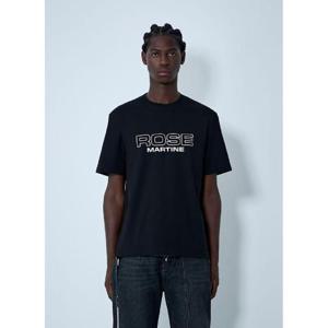 25 FW 마틴로즈 남성 로고 모티프 티셔츠 mtr0162012blk