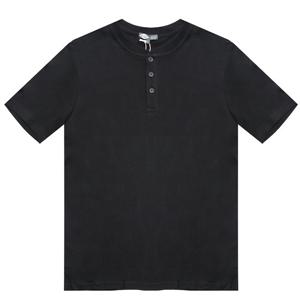 [리쿠퍼]남성 블랙 헨리넥 반팔티셔츠_LCPM19-264