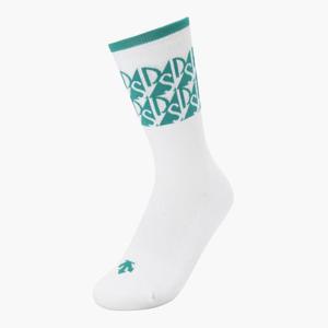 데상트골프양말 TQT DO32WESO83-BWTG 여성 패턴 크루삭스 / BWTG