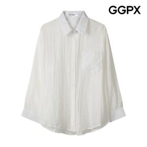 GGPX  원 포켓 플라워 자수 셔츠 (GP8SH014F)
