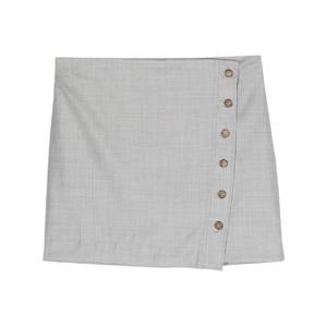 루루 스튜디오   미니스커트 SS24 MAHAZ 5191436 Grey