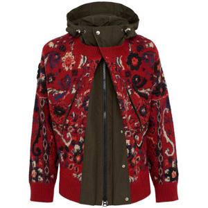 사카이 플로랄 자카드 니트 재킷 82I-IVO002