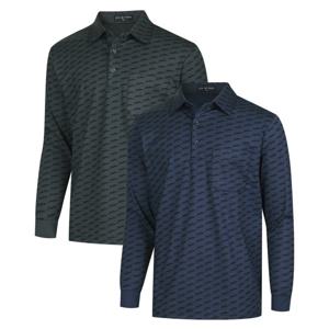 [파파브로] 남성 프린팅패턴 기모 카라 티셔츠 YD-KAK-552,3