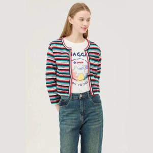 [베네통]멀티 스트라이프 니트 가디건 BAKC05511