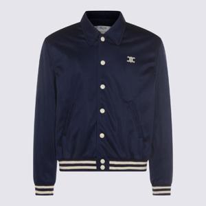 셀린느   봄버 자켓 FW25 RV0U5039507PM 6308152 NAVYECRU