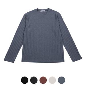 [파파브로] 왕골지 니트 라운드 데일리 티셔츠 5C-KN-BROUND