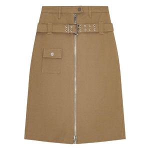 가니   미디스커트 FW25 W0720 177 5809089 Beige