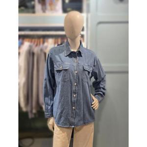 클리지 세이브존03 클리지 기본포켓 청블라우스 ATCP2WBL12A