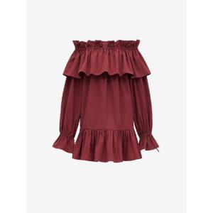 생로랑   긴팔원피스 SS25 820312Y3A99Y3A99 5533856 Burgundy