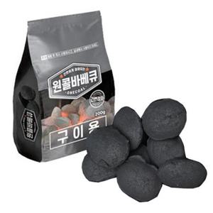 200g 야자숯 원콜바베큐614 구이용 간편점화 착화제 조개탄 점화제 바베큐숯