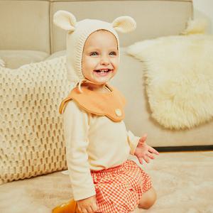 [오가닉맘]오렌제노긴소바디수트턱받이세트 MIFLQS04