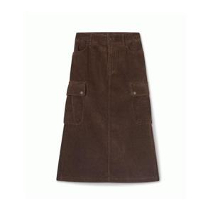 [후아유] 코듀로이 카고 롱 스커트 / Corduroy Cargo Long Skirt WHWHF4954F