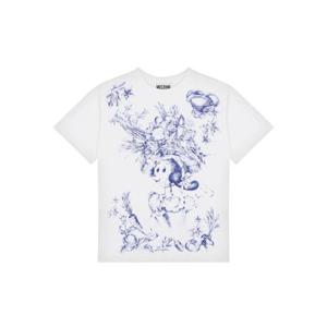 모스키노   반팔 셔츠 SS25 HDM06RLAA2410101 5712057 White